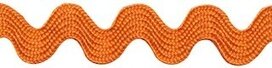 Oranje zig-zag band 10 mm (ca. 16 meter) Oranje zig-zag band 10 mm (ca. 16 meter)
