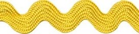 Geel zig-zag band 10 mm (ca. 16 meter) Geel zig-zag band 10 mm (ca. 16 meter)
