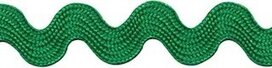 Groen zig-zag band 10 mm (ca. 16 meter) Groen zig-zag band 10 mm (ca. 16 meter)