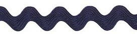 Donker blauw zig-zag band 7 mm (ca. 32 meter) Donker blauw zig-zag band 7 mm (ca. 32 meter)