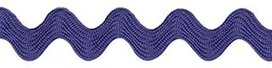 Kobalt blauw zig-zag band 7 mm (ca. 32 meter) Kobalt blauw zig-zag band 7 mm (ca. 32 meter)