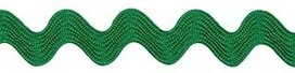 Groen zig-zag band 7 mm (ca. 32 meter) Groen zig-zag band 7 mm (ca. 32 meter)