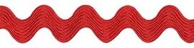 Rood zig-zag band 7 mm (ca. 32 meter) Rood zig-zag band 7 mm (ca. 32 meter)