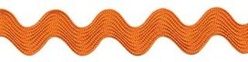 Oranje zig-zag band 7 mm (ca. 32 meter) Oranje zig-zag band 7 mm (ca. 32 meter)