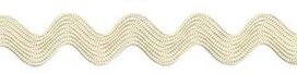 Creme zig-zag band 7 mm (ca. 32 meter) Creme zig-zag band 7 mm (ca. 32 meter)