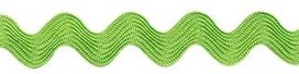 Limegroen zig-zag band 7 mm (ca. 32 meter) Limegroen zig-zag band 7 mm (ca. 32 meter)