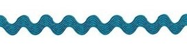 Petrol zig-zag band 4 mm (ca. 32 meter) Petrol zig-zag band 4 mm (ca. 32 meter)