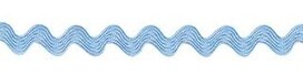 Licht blauw zig-zag band 4 mm (ca. 32 meter) Licht blauw zig-zag band 4 mm (ca. 32 meter)