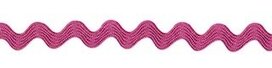 Fuchsia zig-zag band 4 mm (ca. 32 meter) Fuchsia zig-zag band 4 mm (ca. 32 meter)