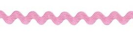 Licht roze zig-zag band 4 mm (ca. 32 meter) Licht roze zig-zag band 4 mm (ca. 32 meter)