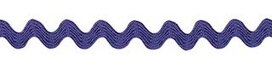 Kobalt blauw zig-zag band 4 mm (ca. 32 meter) Kobalt blauw zig-zag band 4 mm (ca. 32 meter)