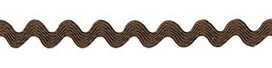 Legergroen zig-zag band 4 mm (ca. 32 meter) Legergroen zig-zag band 4 mm (ca. 32 meter)