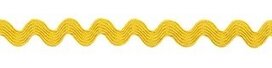 Geel zig-zag band 4 mm (ca. 32 meter) Geel zig-zag band 4 mm (ca. 32 meter)