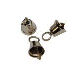 Klokvormige belletjes zilverkleurig 11 mm (ca. 25 stuks) Klokvormige belletjes zilverkleurig 11 mm (ca. 25 stuks)