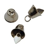 Klokvormige belletjes zilverkleurig 16 mm (ca. 25 stuks) Klokvormige belletjes zilverkleurig 16 mm (ca. 25 stuks)