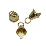 Klokvormige belletjes goudkleurig 11 mm (ca. 25 stuks) Klokvormige belletjes goudkleurig 11 mm (ca. 25 stuks)