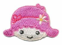 Applicatie meisje licht roze (5 stuks) Applicatie meisje licht roze (5 stuks)