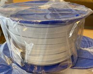 Wit BUDGET elastiek ca. 10 mm (100 m) Wit BUDGET elastiek ca. 10 mm (100 m)