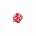 Roosje geruit rood-wit 15 mm (ca. 25 stuks) Roosje geruit rood-wit 15 mm (ca. 25 stuks)
