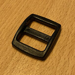 Schuifgesp zwart kunststof 15 mm (100 stuks) Schuifgesp zwart kunststof 15 mm (100 stuks)