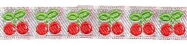 Rood-wit-groen kersjes band 12 mm (ca. 22 m) Rood-wit-groen kersjes band 12 mm (ca. 22 m)