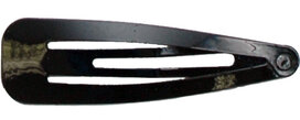 Klik-klak haarknipje ZWART 6,5 cm (ca. 20 stuks) Klik-klak haarknipje ZWART 6,5 cm (ca. 20 stuks)