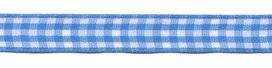 Ruit band blauw-wit 10 mm (ca. 45 m) Ruit band blauw-wit 10 mm (ca. 45 m)