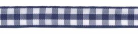Ruit band donker blauw-wit 10 mm (ca. 45 m) Ruit band donker blauw-wit 10 mm (ca. 45 m)