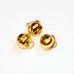 Ronde belletjes goudkleurig 13 mm (ca. 25 stuks) Ronde belletjes goudkleurig 13 mm (ca. 25 stuks)