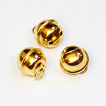 Ronde belletjes goudkleurig 18 mm (ca. 25 stuks) Ronde belletjes goudkleurig 18 mm (ca. 25 stuks)