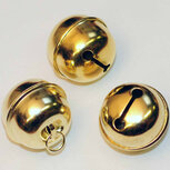 Ronde belletjes goudkleurig 25 mm (ca. 25 stuks) Ronde belletjes goudkleurig 25 mm (ca. 25 stuks)