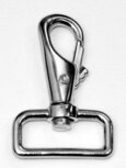 Metalen musketonhaak/sleutelhanger zilverkleurig ZWAAR 30 mm (10 stuks) Metalen musketonhaak/sleutelhanger zilverkleurig ZWAAR 30 mm (10 stuks)