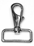 Metalen musketonhaak/sleutelhanger zilverkleurig ZWAAR 38 mm (10 stuks) Metalen musketonhaak/sleutelhanger zilverkleurig ZWAAR 38 mm (10 stuks)