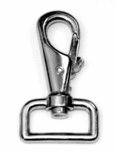 Metalen musketonhaak/sleutelhanger zilverkleurig ZWAAR 25 mm (10 stuks) Metalen musketonhaak/sleutelhanger zilverkleurig ZWAAR 25 mm (10 stuks)