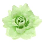 Roos mintgroen stof ca. 4,5 cm (10 stuks) Roos mintgroen stof ca. 4,5 cm (10 stuks)