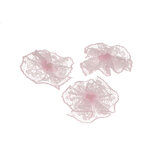 Kanten rozet roze ca. 30 mm (ca. 25 stuks) Kanten rozet roze ca. 30 mm (ca. 25 stuks)