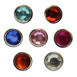 Metalen zilverkleurige stud met strass steentje WIT/DOORZICHTIG 9 mm (ca. 250 stuks) Metalen zilverkleurige stud met strass steentje WIT/DOORZICHTIG 9 mm (ca. 250 stuks)