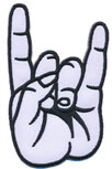 Opstrijkbare applicatie 'Rock on' GROOT (5 stuks) Opstrijkbare applicatie 'Rock on' GROOT (5 stuks)
