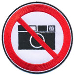 Opstrijkbare applicatie No Picture GROOT (5 stuks) Opstrijkbare applicatie No Picture GROOT (5 stuks)