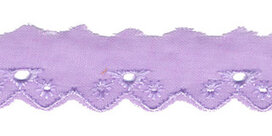 Broderie lila 25 mm (ca. 13,5 m) Broderie lila 25 mm (ca. 13,5 m)