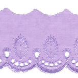 Broderie lila 50 mm (ca. 13,5 m) Broderie lila 50 mm (ca. 13,5 m)