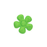 Applicatie bloem NEON groen satijn effen klein 20 mm (ca. 100 stuks) Applicatie bloem NEON groen satijn effen klein 20 mm (ca. 100 stuks)