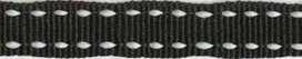 Zwart-wit stippel grosgrain/ribsband 10 mm (ca. 25 m) Zwart-wit stippel grosgrain/ribsband 10 mm (ca. 25 m)