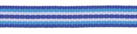 Donker blauw-licht blauw-wit-donker blauw streep grosgrain/ribsband 10 mm (ca. 25 m) Donker blauw-licht blauw-wit-donker blauw streep grosgrain/ribsband 10 mm (ca. 25 m)