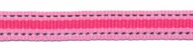Roze-zilver-fuchsia streep grosgrain/ribsband 10 mm (ca. 45 m) Roze-zilver-fuchsia streep grosgrain/ribsband 10 mm (ca. 45 m)