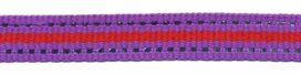 Paars-zilver-rood streep grosgrain/ribsband 10 mm (ca. 45 m) Paars-zilver-rood streep grosgrain/ribsband 10 mm (ca. 45 m)