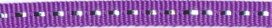 Paars band met zilverdraad 7 mm (ca. 25 m) Paars band met zilverdraad 7 mm (ca. 25 m)
