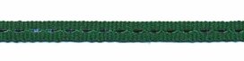 Donker groen band met zilverdraad 7 mm (ca. 25 m) Donker groen band met zilverdraad 7 mm (ca. 25 m)