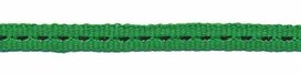 Groen band met zilverdraad 7 mm (ca. 25 m) Groen band met zilverdraad 7 mm (ca. 25 m)