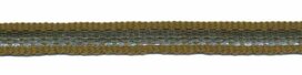 Legergroen-zilver grosgrain/ribsband 7 mm (ca. 25 m) Legergroen-zilver grosgrain/ribsband 7 mm (ca. 25 m)
